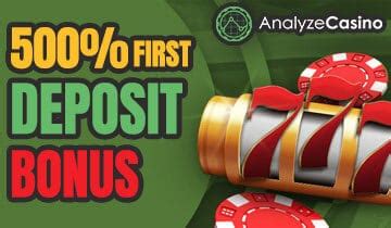 500 first deposit bonus casino